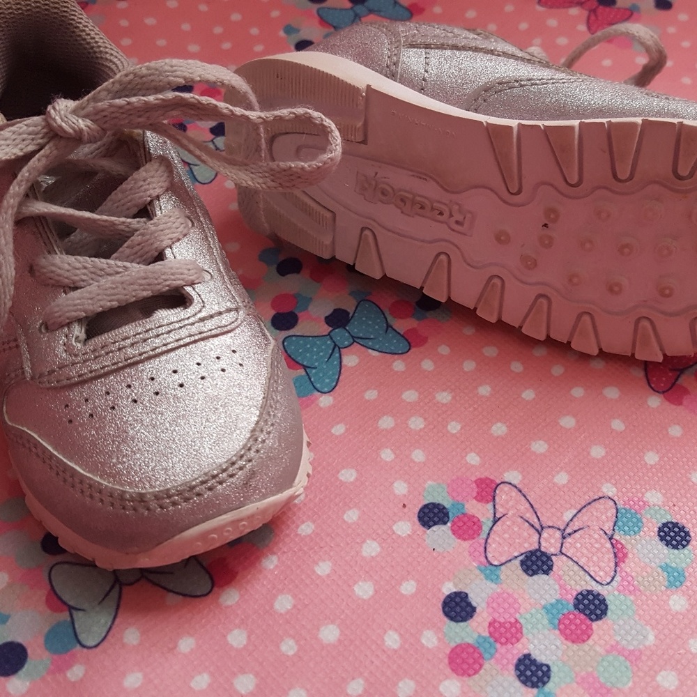 Reebok sneakers Grey glittery